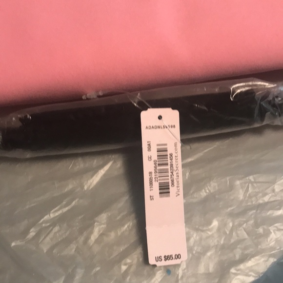 NWT VICTORIA'S SECRET PINK BLACK BEACH COOLER BAG TOTE SHOULDER LUNCH PICNIC - Picture 6 of 7